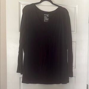 Terra & Sky Black Long Sleeve Tee